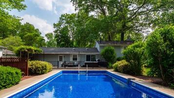 Una piscina riscaldata