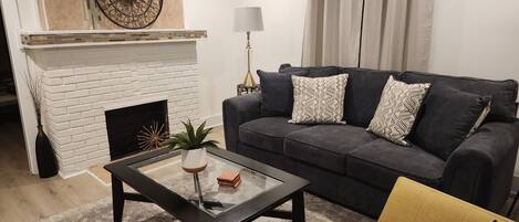 TV connectée, cheminée