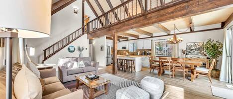 TV, fireplace, offices