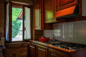 Klassiek appartement, 4 slaapkamers | Privékeuken | Een koelkast, een kookplaat, een vaatwasser