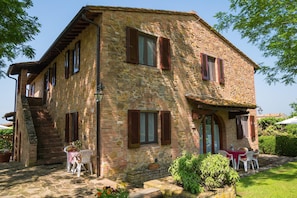 Exterior - Apartment in Farmhouse With Garden and Pool (Montaione)