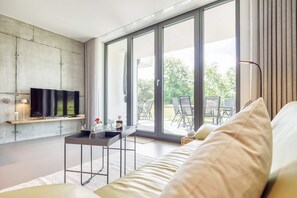 Rumah Klasik, 2 kamar tidur | Ruang keluarga | Perapian dan pemutar DVD