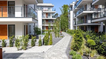 Apartamento conforto, 2 quartos | Fachada