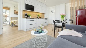 Living room - Comfortable Apartment Close to the Sea, Pobierowo (Rewal)