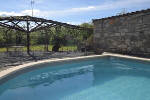 Classic House, 2 Bedrooms | Pool | Indoor pool, outdoor pool - Amazing Apartment in Lanas With Large Garden (Lanas)