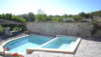 Indoor pool, outdoor pool