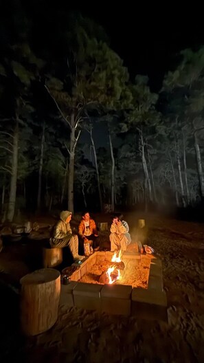 Overnatningsstedets område