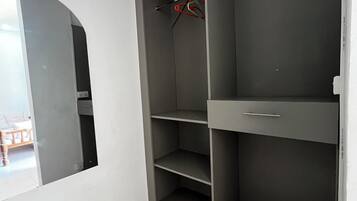 Premium bedding, desk, laptop workspace, free WiFi
