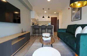 TV, offices - Grandiose 1BR with Great Balcony in San Isidro (San Isidro)