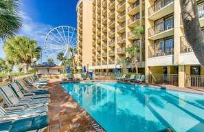 Indoor pool - Oceanside Escape by StayMareni - Oceanfront Suite (Myrtle Beach)
