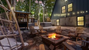 Property grounds - Pines A-Frame Cabin | Sauna | HotTub (Blakeslee)