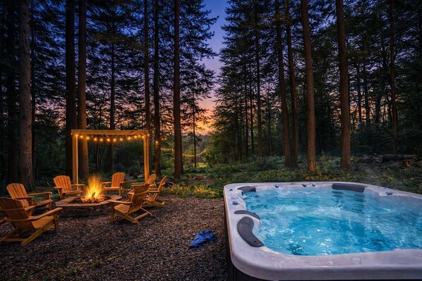 Baignoire à remous extérieure