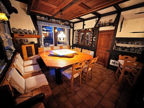 Dining - Large vacation home Holzmichel - rustic - fascinating - rustic (Bad Honnef)