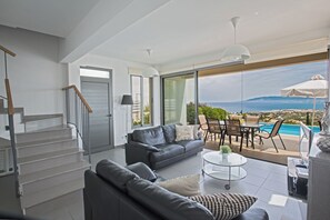 Villa, 3 Bedrooms, Private Pool, Garden View | Living room - Latchi Holiday Villa Ev21 (Neo Chorio)