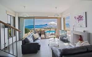 Villa, 3 Bedrooms, Private Pool, Garden View | Living room - Latchi Holiday Villa Ev21 (Neo Chorio)