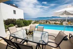 Villa, 3 Bedrooms, Private Pool, Garden View | Outdoor dining - Latchi Holiday Villa Ev21 (Neo Chorio)