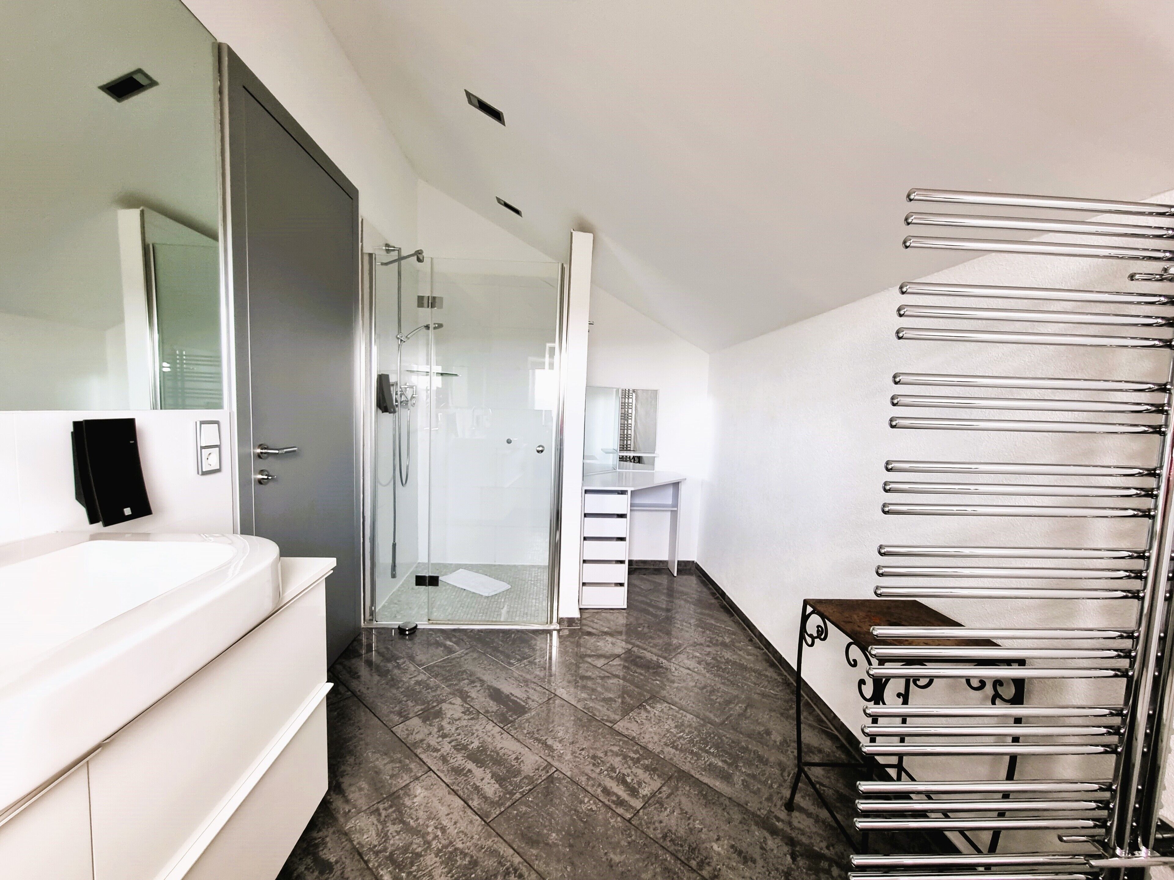 Luxury Villa, Hill View | Bathroom | Hair dryer, towels, soap, shampoo