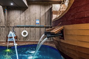 Indoor pool, a heated pool