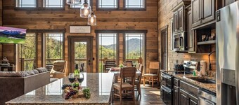 Smoky Mountain Cabin Rental | Family Retreat with Private Pool, Skeeball & Views