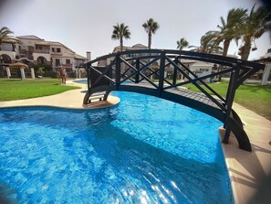 Indoor pool, outdoor pool