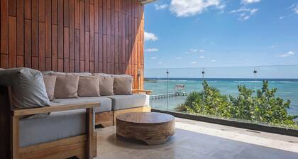 Tankah Bay Beachfront 3BR w/ Rooftop Sea Views