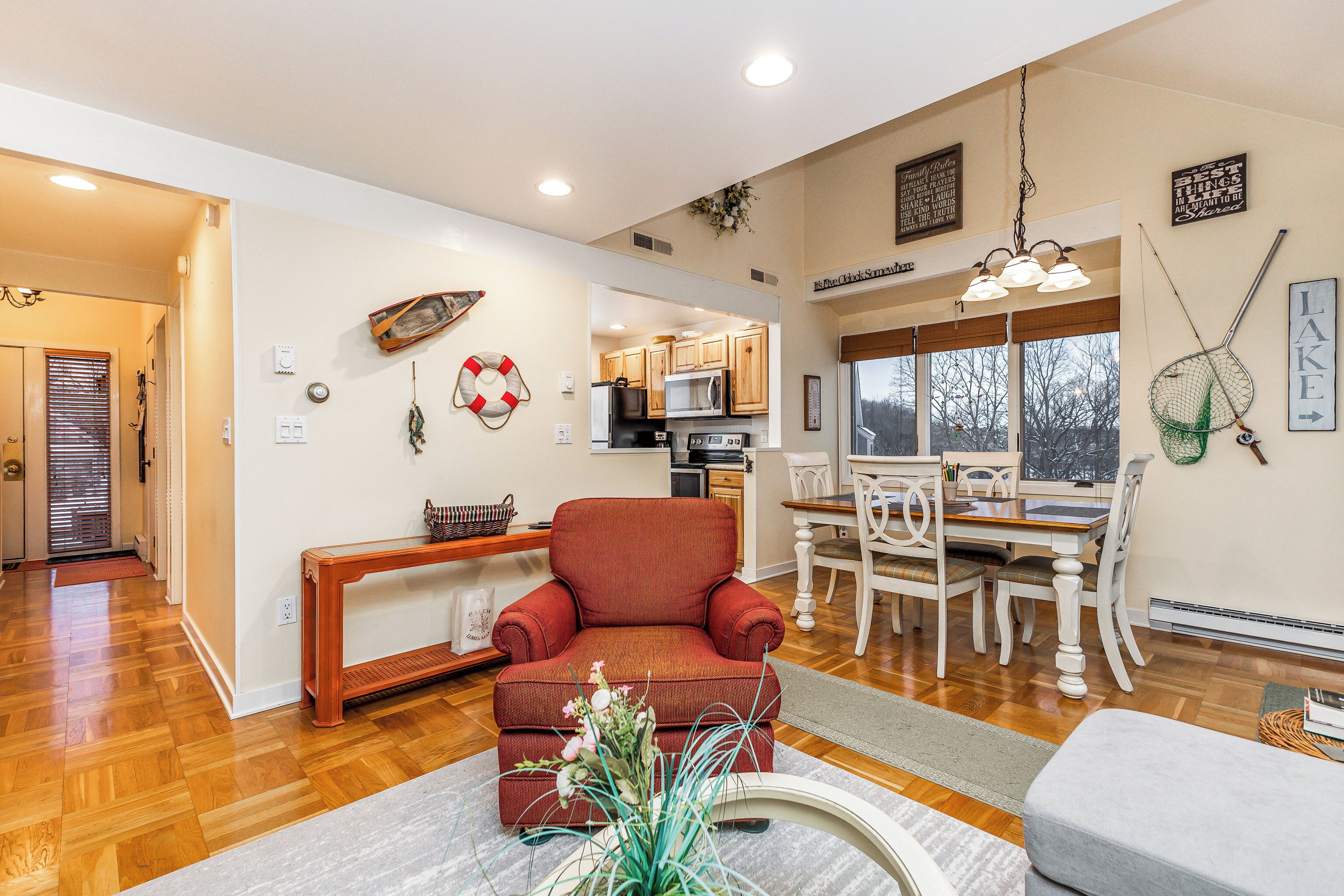 TV connectée, cheminée