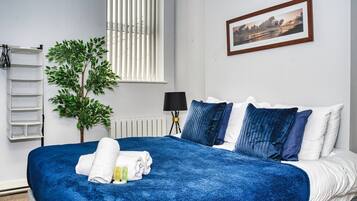 1 kamar tidur, setrika/meja setrika, dan Wi-Fi gratis