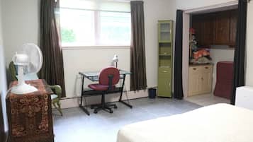 1 makuuhuone, työpöytä, silitysrauta/-lauta, ilmainen Wi-Fi