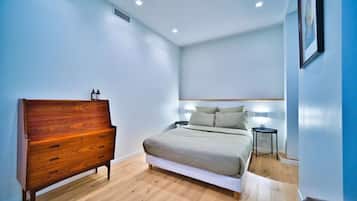 2 slaapkamers, een kluis op de kamer, een strijkplank/strijkijzer