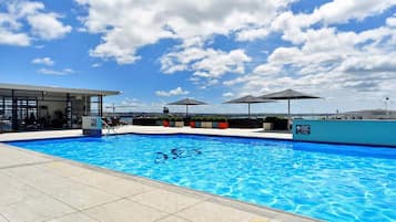 Indoor pool, a heated pool