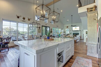 Immaculate Waterfront Home for 16 w/ Private Dock!