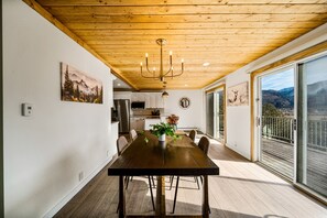 Dining - Newly Remodeled Mountain Cabin w/ Epic Views, A/C, Optional Hot tub, 2 Kitchens (Durango)
