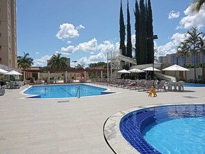 A heated pool - Caldas Novas apartment, comfort and guaranteed leisure, thermal pools. Close to the Center (Bairro do Turista II Caldas Novas)