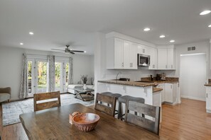 Fridge, microwave, oven, stovetop - Wheels, Waves & Game Night Retreat (Oceanside)