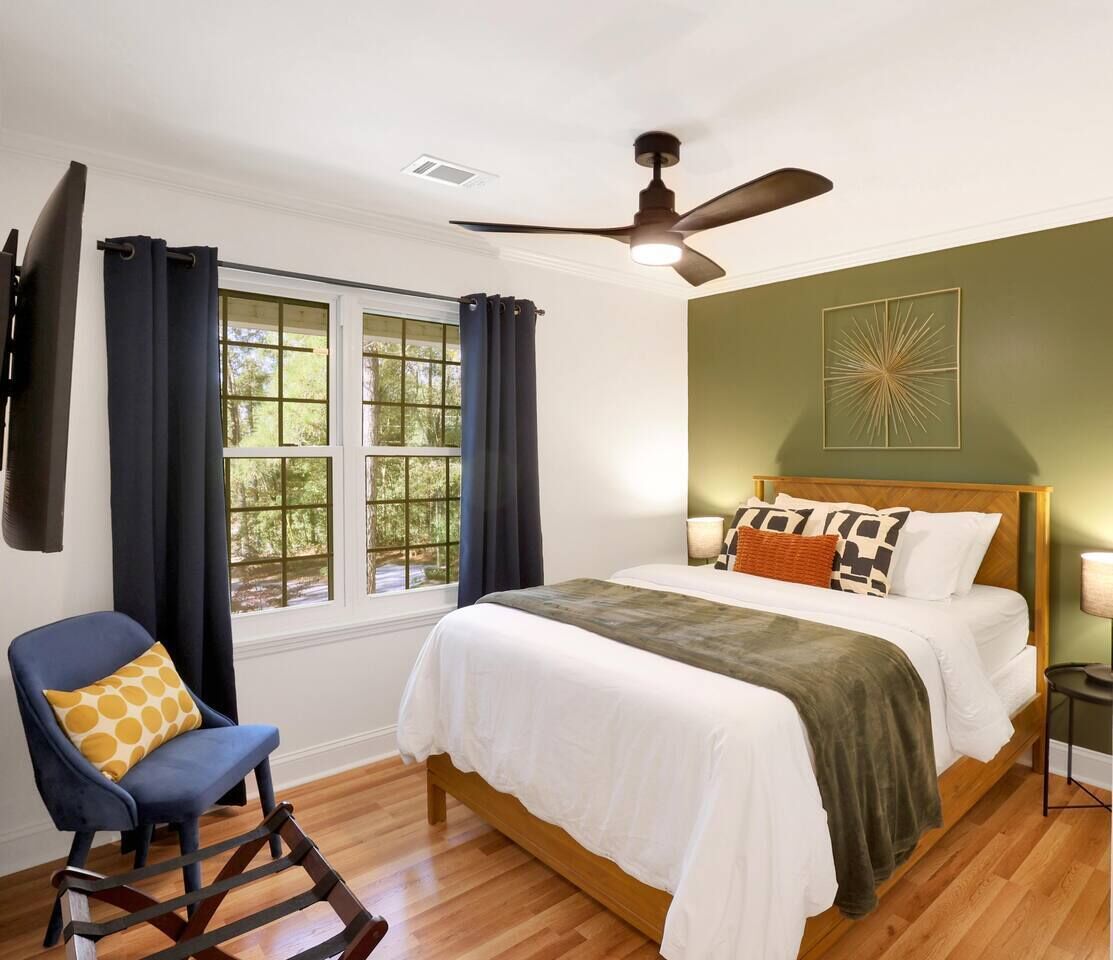 5 soveværelser, skrivebord, strygejern/strygebræt, gratis Wi-Fi