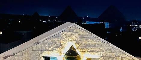 Superior-Zweibettzimmer, Bergblick | Terrasse/Patio