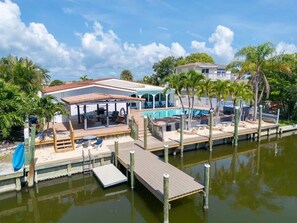 Exterior - Cocoa Beach 4BR Waterfront Home, Pool & Hot Tub (Cocoa Beach)