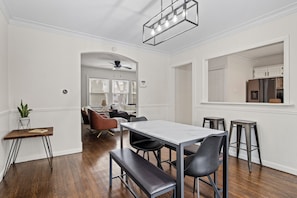 Dining - 3-Bedroom Private Home with Game Room, Fully Fenced, Near Lake Ontario Shoreline (Rochester)