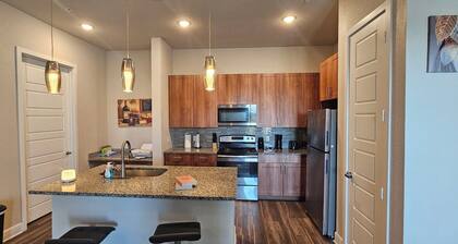 The Contemporary Getaway 2-bedroom apartment with WiFi, fitness room in McKinney