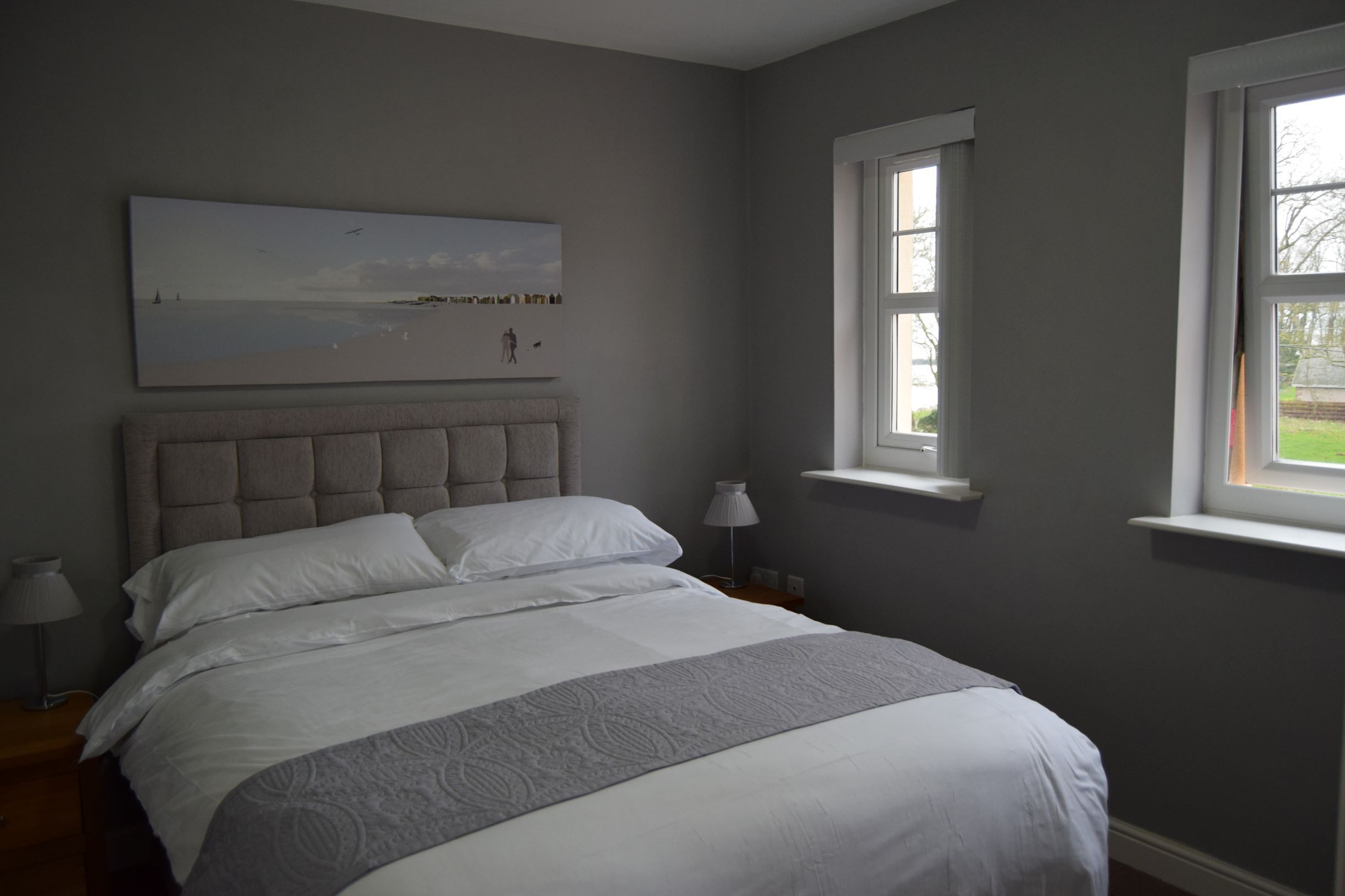 3 bedrooms, desk, iron/ironing board, travel cot