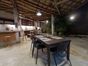 Dining room - Refugio Do Frances Ghesthouse (São Sebastião)