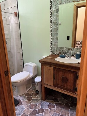 Towels, soap, toilet paper