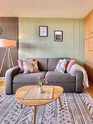 Smart TV, books, stereo