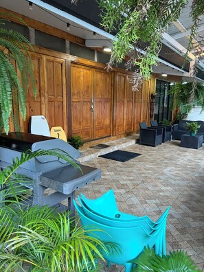 Terrace/patio - Casa Mamalu, Colces - Puerto Viejo. (Puerto Viejo de Talamanca)