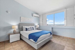 2 bedrooms, iron/ironing board, travel cot, WiFi