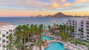 Pool - One-Bedroom Suite - Villa del Palmar Beach Resort & Spa. 7 nights. 4 travelers (Cabo San Lucas)