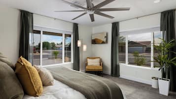 5 bedrooms, iron/ironing board, travel cot, free WiFi