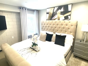 1 chambre, fer et planche à repasser, Wi-Fi, literie fournie