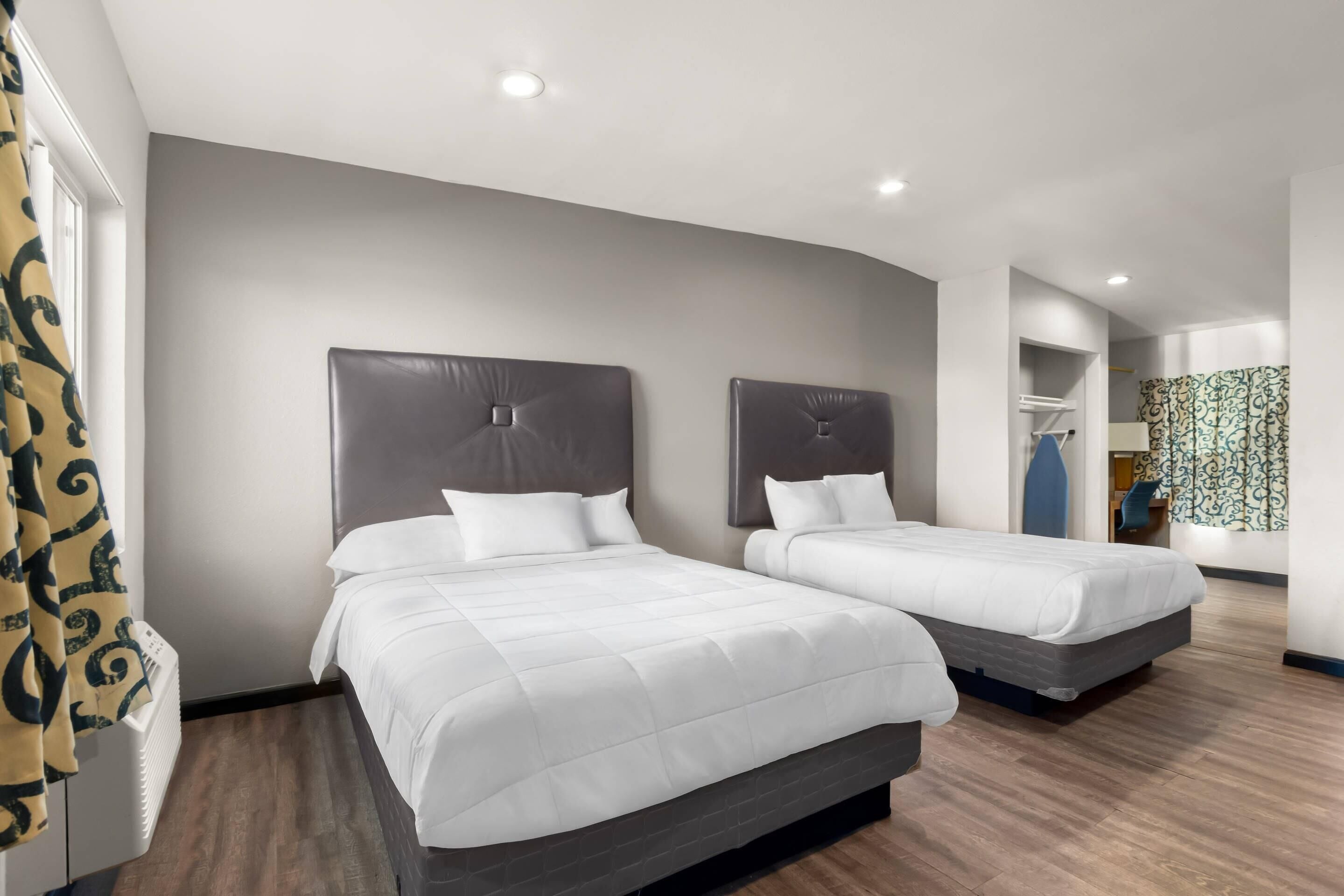 客房, 2 张大床, 无烟房