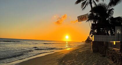 3-bedroom lovely unit just across the street from beautiful beach.